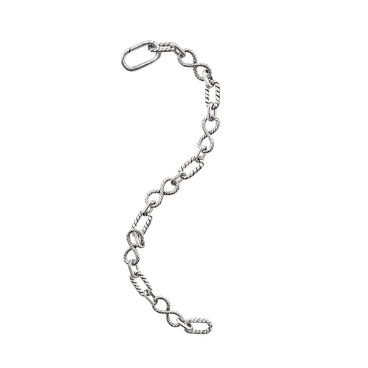 RYQEN Twisted Link Chain Bracelet TwistLuxe Elegance Chain Bracelet Delicate wrist jewelry for layering Mobiusu Loop chain Bracelet TikTok viral dainty jewelry 2025