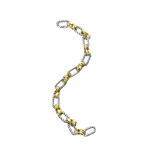 RYQEN DuoWeave Twist Bracelet Yin yang metal bracelet Statement cuff for women TikTok viral fashion accessory Designer Bracelet for women