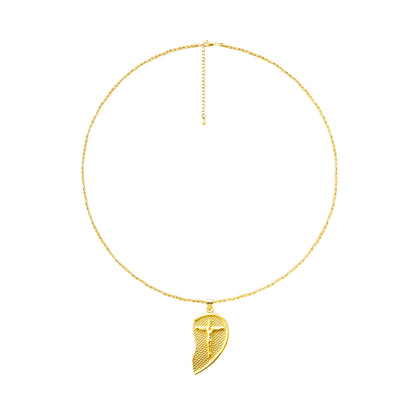 RYQEN Virgin Mary & Cross religious necklace Sacred Heart Duo Couple's Necklace Christian love token gift TikTok viral religious jewelry